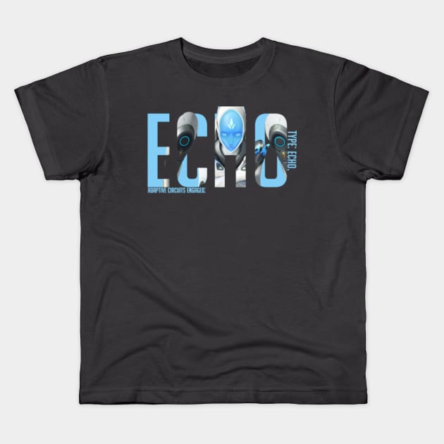 Echo - Overwatch Kids T-Shirt by Rendi_the_Graye